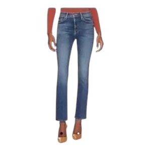 MOTHER Women's Straight Leg Jeans - Blue